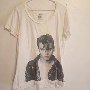 Torrid Rare Cry-Baby T-Shirt Photo Print Black White Plus Size 1X